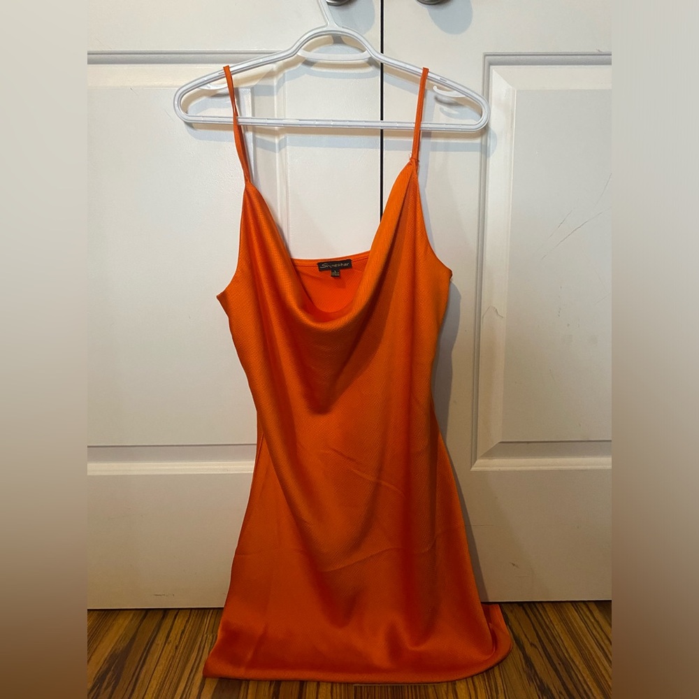 Orange Shinestar Dress